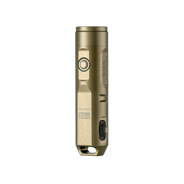 RovyVon Aurora A3 Pro 7075 Aluminum 700 lumens Keychain Flashlight#color_desert tan