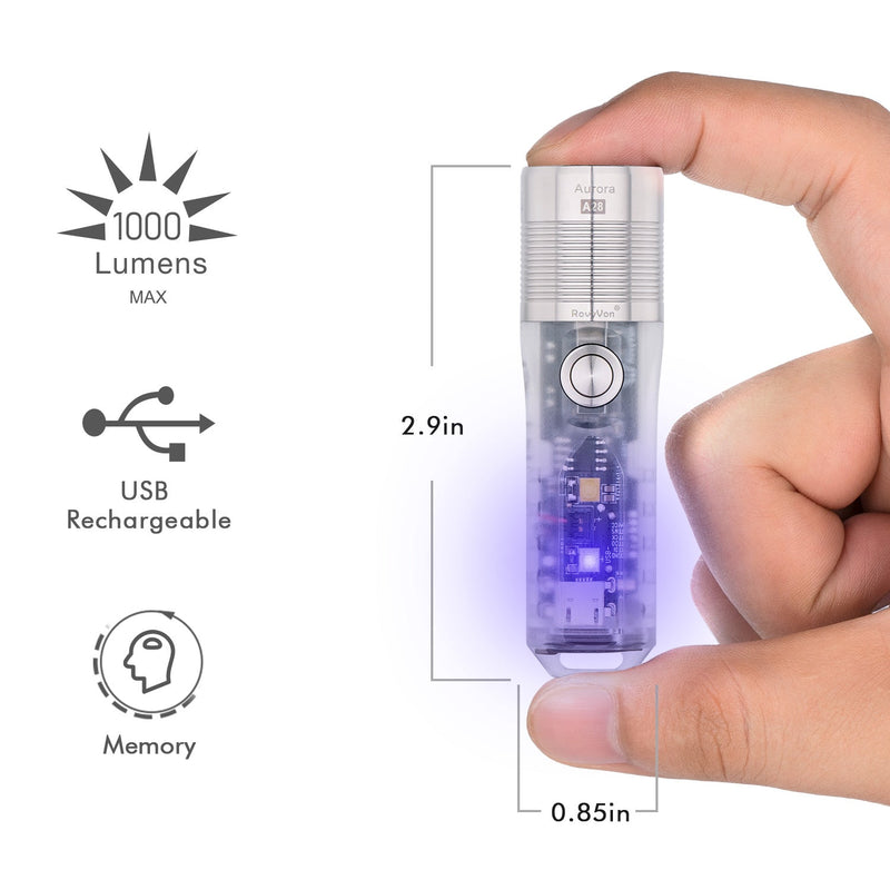 RovyVon Aurora A28 Multipurpose 1000 Lumens EDC Flashlight